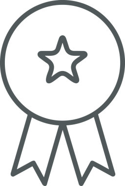 Kazanan Siyah ve Beyaz Logo Simgesi Markalaşma ve Tasarım için PNG Biçiminde