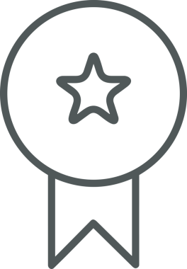 Kazanan Siyah ve Beyaz Logo Simgesi Markalaşma ve Tasarım için PNG Biçiminde