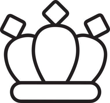 Kazanan Siyah ve Beyaz Logo Simgesi Markalaşma ve Tasarım için PNG Biçiminde