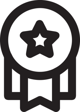 Kazanan Siyah ve Beyaz Logo Simgesi Markalaşma ve Tasarım için PNG Biçiminde