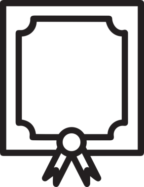 Kazanan Siyah ve Beyaz Logo Simgesi Markalaşma ve Tasarım için PNG Biçiminde