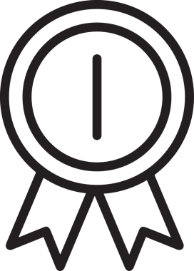 Kazanan Siyah ve Beyaz Logo Simgesi Markalaşma ve Tasarım için PNG Biçiminde