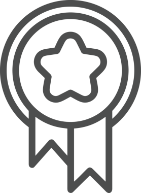 Kazanan Siyah ve Beyaz Logo Simgesi Markalaşma ve Tasarım için PNG Biçiminde