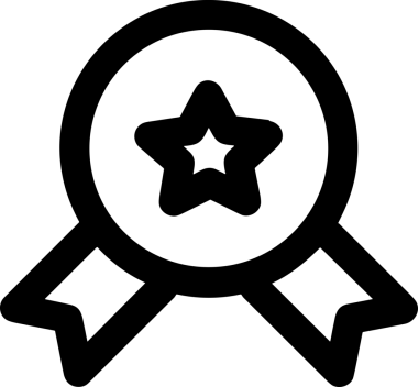 Kazanan Siyah ve Beyaz Logo Simgesi Markalaşma ve Tasarım için PNG Biçiminde