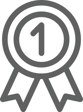 Kazanan Siyah ve Beyaz Logo Simgesi Markalaşma ve Tasarım için PNG Biçiminde