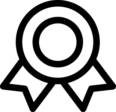 Kazanan Siyah ve Beyaz Logo Simgesi Markalaşma ve Tasarım için PNG Biçiminde