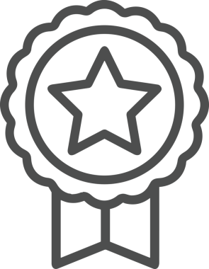 Kazanan Siyah ve Beyaz Logo Simgesi Markalaşma ve Tasarım için PNG Biçiminde