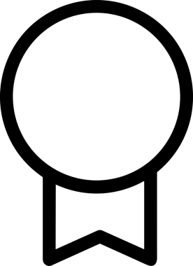 Kazanan Siyah ve Beyaz Logo Simgesi Markalaşma ve Tasarım için PNG Biçiminde