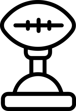 Kazanan Siyah ve Beyaz Logo Simgesi Markalaşma ve Tasarım için PNG Biçiminde