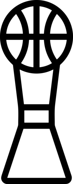 Kazanan Siyah ve Beyaz Logo Simgesi Markalaşma ve Tasarım için PNG Biçiminde