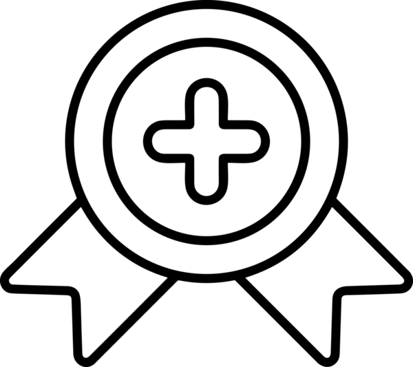 Kazanan Siyah ve Beyaz Logo Simgesi Markalaşma ve Tasarım için PNG Biçiminde