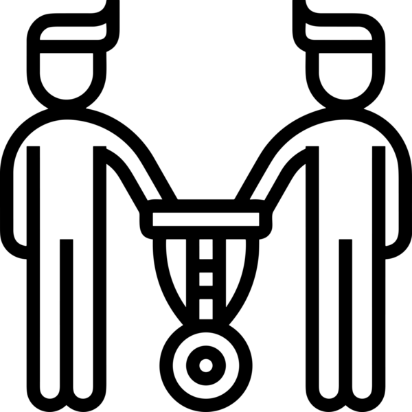 Kazanan Siyah ve Beyaz Logo Simgesi Markalaşma ve Tasarım için PNG Biçiminde