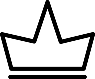 Kazanan Siyah ve Beyaz Logo Simgesi Markalaşma ve Tasarım için PNG Biçiminde