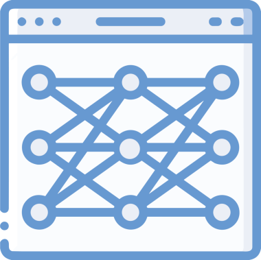 Yapay zeka simgesi png biçimi basit ai outline logo tasarım makinesi öğrenme sembolü nöral ağ dijital beyin ikonu grafik gösterimi izole edilmiş düz vektör modern minimalist biçim