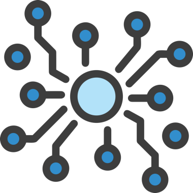 Yapay zeka simgesi png biçimi basit ai outline logo tasarım makinesi öğrenme sembolü nöral ağ dijital beyin ikonu grafik gösterimi izole edilmiş düz vektör modern minimalist biçim
