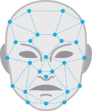 Yapay zeka simgesi png biçimi basit ai outline logo tasarım makinesi öğrenme sembolü nöral ağ dijital beyin ikonu grafik gösterimi izole edilmiş düz vektör modern minimalist biçim