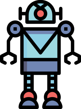 Yapay zeka simgesi png biçimi basit ai outline logo tasarım makinesi öğrenme sembolü nöral ağ dijital beyin ikonu grafik gösterimi izole edilmiş düz vektör modern minimalist biçim