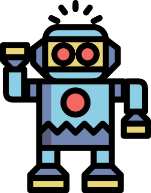 Yapay zeka simgesi png biçimi basit ai outline logo tasarım makinesi öğrenme sembolü nöral ağ dijital beyin ikonu grafik gösterimi izole edilmiş düz vektör modern minimalist biçim