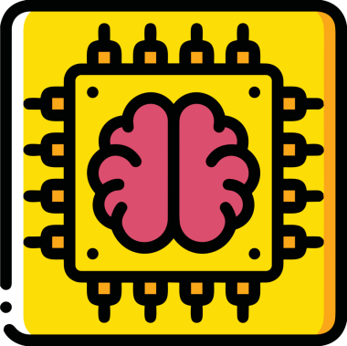 Yapay zeka simgesi png biçimi basit ai outline logo tasarım makinesi öğrenme sembolü nöral ağ dijital beyin ikonu grafik gösterimi izole edilmiş düz vektör modern minimalist biçim