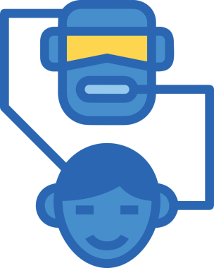 Yapay zeka simgesi png biçimi basit ai outline logo tasarım makinesi öğrenme sembolü nöral ağ dijital beyin ikonu grafik gösterimi izole edilmiş düz vektör modern minimalist biçim