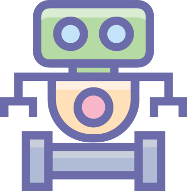 Yapay zeka simgesi png biçimi basit ai outline logo tasarım makinesi öğrenme sembolü nöral ağ dijital beyin ikonu grafik gösterimi izole edilmiş düz vektör modern minimalist biçim