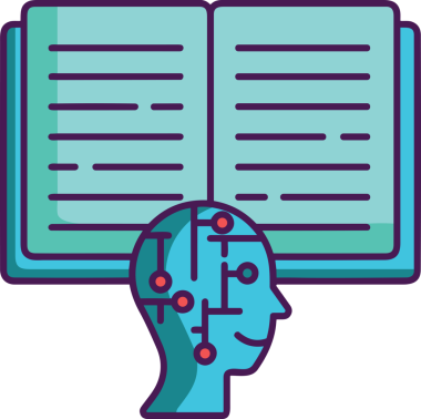 Yapay zeka simgesi png biçimi basit ai outline logo tasarım makinesi öğrenme sembolü nöral ağ dijital beyin ikonu grafik gösterimi izole edilmiş düz vektör modern minimalist biçim