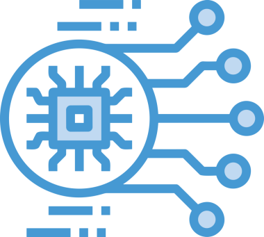 Yapay zeka simgesi png biçimi basit ai outline logo tasarım makinesi öğrenme sembolü nöral ağ dijital beyin ikonu grafik gösterimi izole edilmiş düz vektör modern minimalist biçim