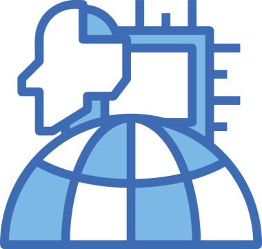 Yapay zeka simgesi png biçimi basit ai outline logo tasarım makinesi öğrenme sembolü nöral ağ dijital beyin ikonu grafik gösterimi izole edilmiş düz vektör modern minimalist biçim