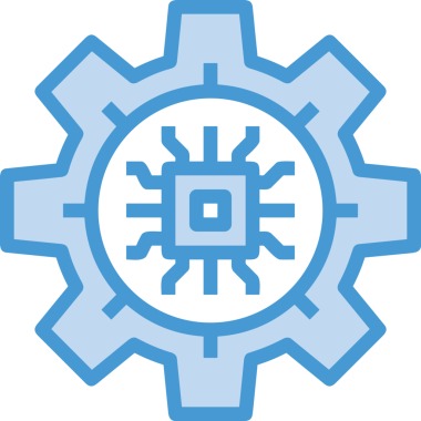 Yapay zeka simgesi png biçimi basit ai outline logo tasarım makinesi öğrenme sembolü nöral ağ dijital beyin ikonu grafik gösterimi izole edilmiş düz vektör modern minimalist biçim