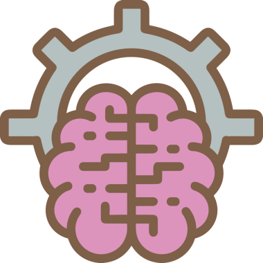 Yapay zeka simgesi png biçimi basit ai outline logo tasarım makinesi öğrenme sembolü nöral ağ dijital beyin ikonu grafik gösterimi izole edilmiş düz vektör modern minimalist biçim