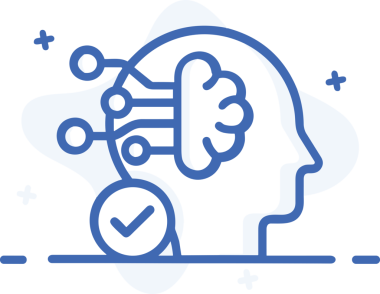 Yapay zeka simgesi png biçimi basit ai outline logo tasarım makinesi öğrenme sembolü nöral ağ dijital beyin ikonu grafik gösterimi izole edilmiş düz vektör modern minimalist biçim