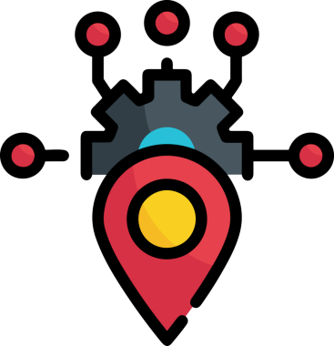 Yapay zeka simgesi png biçimi basit ai outline logo tasarım makinesi öğrenme sembolü nöral ağ dijital beyin ikonu grafik gösterimi izole edilmiş düz vektör modern minimalist biçim