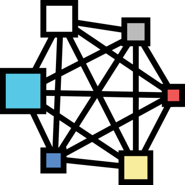 Yapay zeka simgesi png biçimi basit ai outline logo tasarım makinesi öğrenme sembolü nöral ağ dijital beyin ikonu grafik gösterimi izole edilmiş düz vektör modern minimalist biçim