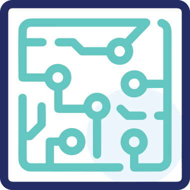 Yapay zeka simgesi png biçimi basit ai outline logo tasarım makinesi öğrenme sembolü nöral ağ dijital beyin ikonu grafik gösterimi izole edilmiş düz vektör modern minimalist biçim