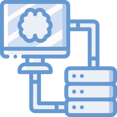 Yapay zeka simgesi png biçimi basit ai outline logo tasarım makinesi öğrenme sembolü nöral ağ dijital beyin ikonu grafik gösterimi izole edilmiş düz vektör modern minimalist biçim