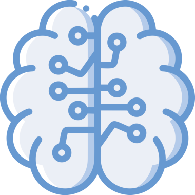 Yapay zeka simgesi png biçimi basit ai outline logo tasarım makinesi öğrenme sembolü nöral ağ dijital beyin ikonu grafik gösterimi izole edilmiş düz vektör modern minimalist biçim