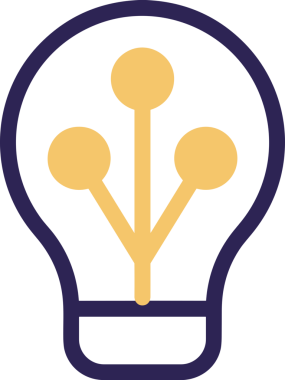 Yapay zeka simgesi png biçimi basit ai outline logo tasarım makinesi öğrenme sembolü nöral ağ dijital beyin ikonu grafik gösterimi izole edilmiş düz vektör modern minimalist biçim