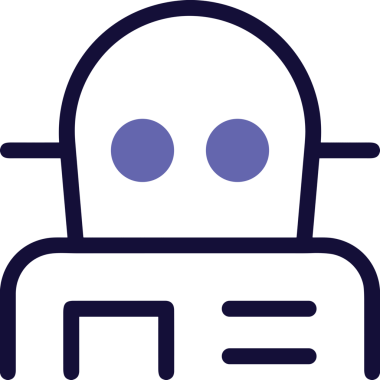 Yapay zeka simgesi png biçimi basit ai outline logo tasarım makinesi öğrenme sembolü nöral ağ dijital beyin ikonu grafik gösterimi izole edilmiş düz vektör modern minimalist biçim