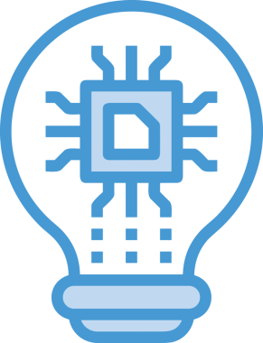 Yapay zeka simgesi png biçimi basit ai outline logo tasarım makinesi öğrenme sembolü nöral ağ dijital beyin ikonu grafik gösterimi izole edilmiş düz vektör modern minimalist biçim