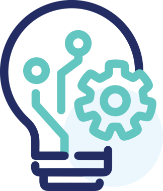 Yapay zeka simgesi png biçimi basit ai outline logo tasarım makinesi öğrenme sembolü nöral ağ dijital beyin ikonu grafik gösterimi izole edilmiş düz vektör modern minimalist biçim