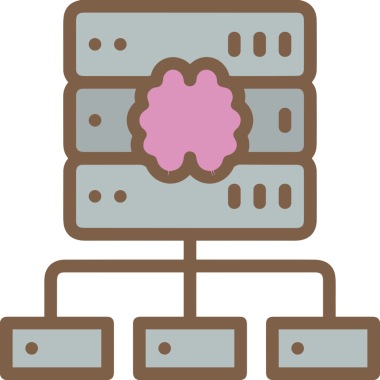 Yapay zeka simgesi png biçimi basit ai outline logo tasarım makinesi öğrenme sembolü nöral ağ dijital beyin ikonu grafik gösterimi izole edilmiş düz vektör modern minimalist biçim