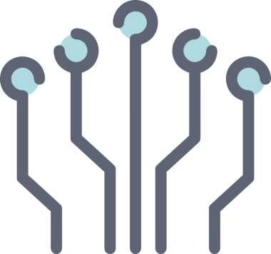 Yapay zeka simgesi png biçimi basit ai outline logo tasarım makinesi öğrenme sembolü nöral ağ dijital beyin ikonu grafik gösterimi izole edilmiş düz vektör modern minimalist biçim