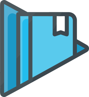 Kitap simgesi, edebiyat eğitimi bilgisini temsil eden, indirme için dijital vektör minimal düz grafik çizimi içeren basit ana hatlar biçiminde kullanılabilir.