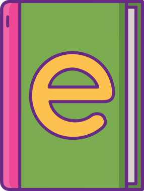 Kitap simgesi, edebiyat eğitimi bilgisini temsil eden, indirme için dijital vektör minimal düz grafik çizimi içeren basit ana hatlar biçiminde kullanılabilir.