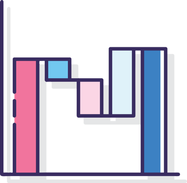 Grafik simgesi png biçimi sunum tasarımı için yüksek kalite web uygulama mobil şablon grafik bilgi analizi iş raporu mali istatistik eğitimi etkileşimli modern minimalist