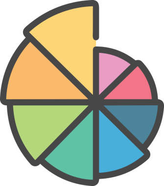 Grafik simgesi png biçimi sunum tasarımı için yüksek kalite web uygulama mobil şablon grafik bilgi analizi iş raporu mali istatistik eğitimi etkileşimli modern minimalist