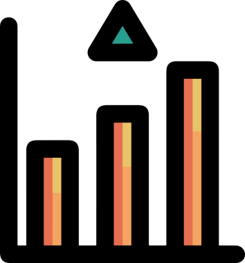Grafik simgesi png biçimi sunum tasarımı için yüksek kalite web uygulama mobil şablon grafik bilgi analizi iş raporu mali istatistik eğitimi etkileşimli modern minimalist