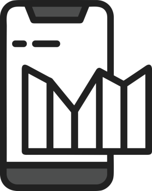 Grafik simgesi png biçimi sunum tasarımı için yüksek kalite web uygulama mobil şablon grafik bilgi analizi iş raporu mali istatistik eğitimi etkileşimli modern minimalist