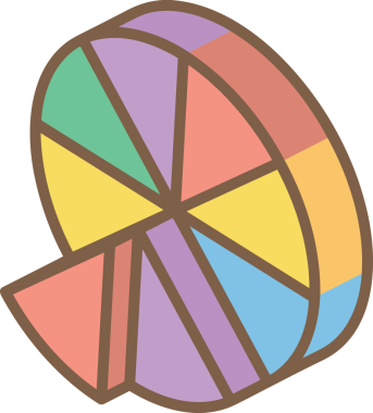 Grafik simgesi png biçimi sunum tasarımı için yüksek kalite web uygulama mobil şablon grafik bilgi analizi iş raporu mali istatistik eğitimi etkileşimli modern minimalist