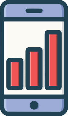 Grafik simgesi png biçimi sunum tasarımı için yüksek kalite web uygulama mobil şablon grafik bilgi analizi iş raporu mali istatistik eğitimi etkileşimli modern minimalist